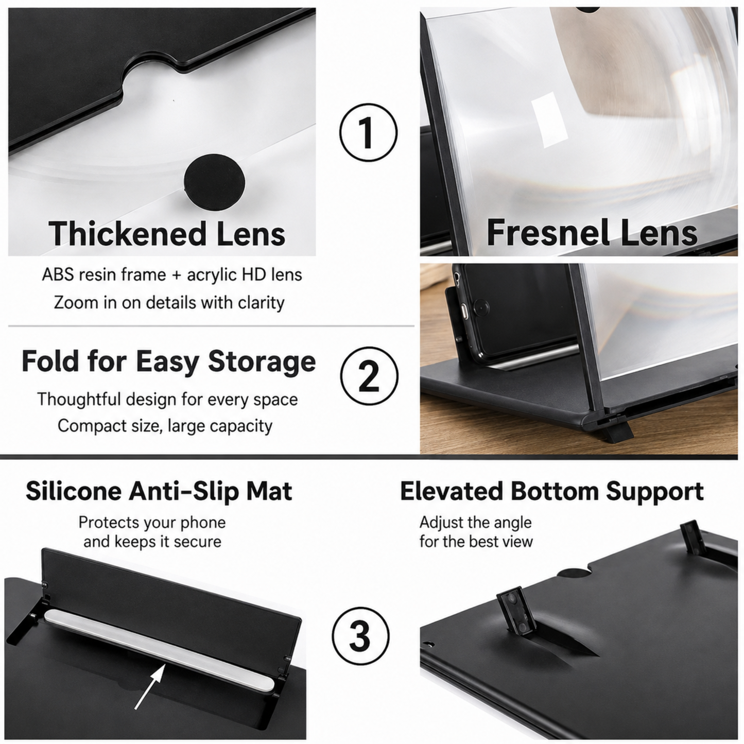 Phone Screen Magnifier 3D HD