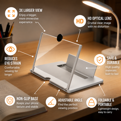 Phone Screen Magnifier 3D HD